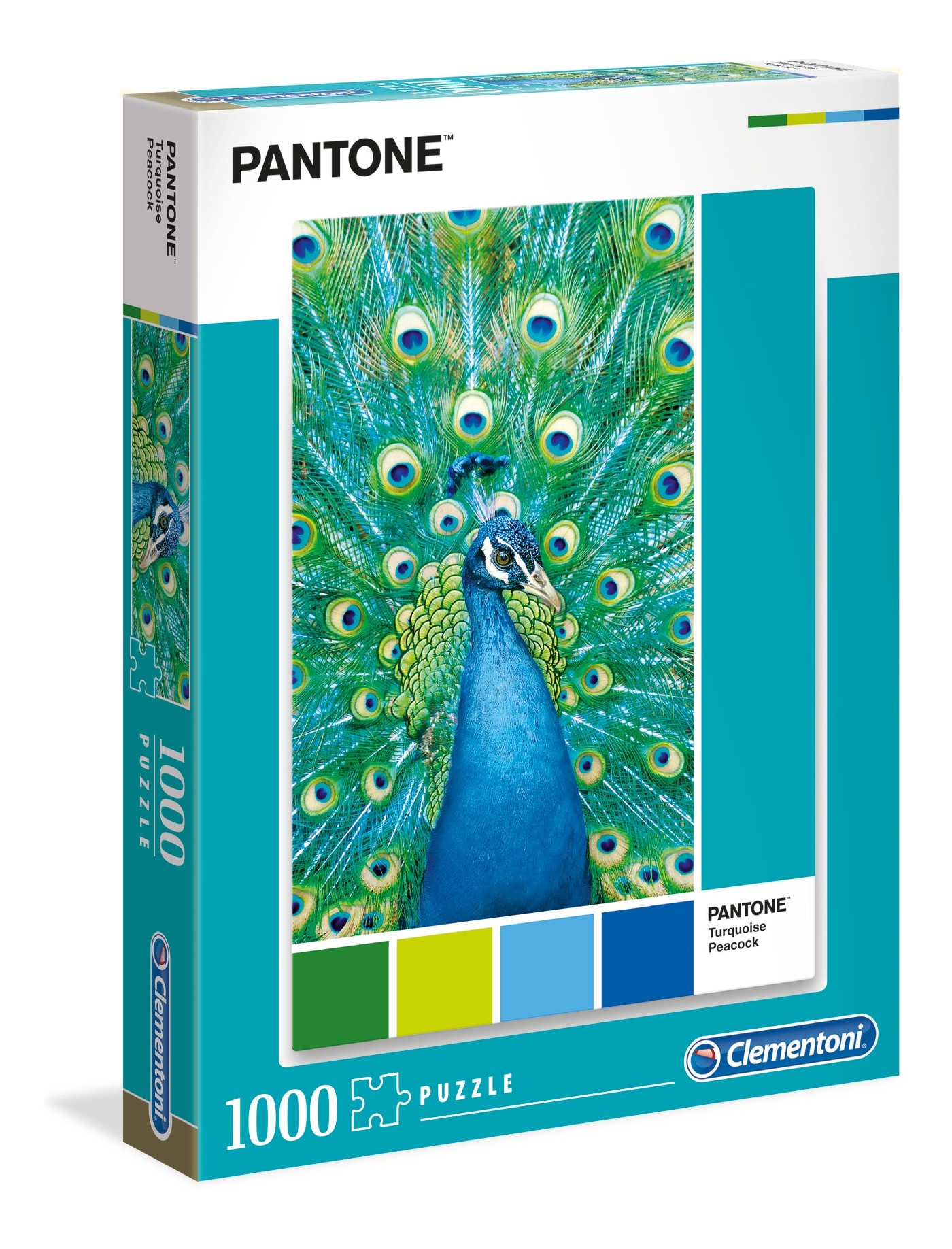  Clementoni Puzzle Pantone - Paon turquoise- - Puzzle