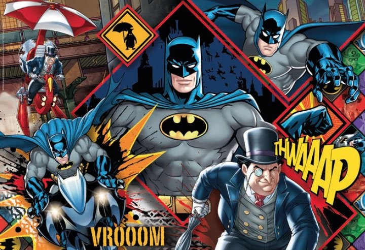  Clementoni DC Comics Supercolor puzzle Batman (180 pièces)- - Puzzle