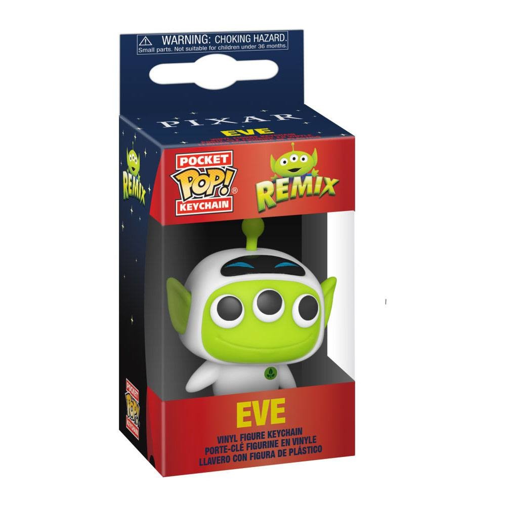  Funko Pixar présentoir porte-clés Pocket POP! Vinyl Alien as Eve 4 cm