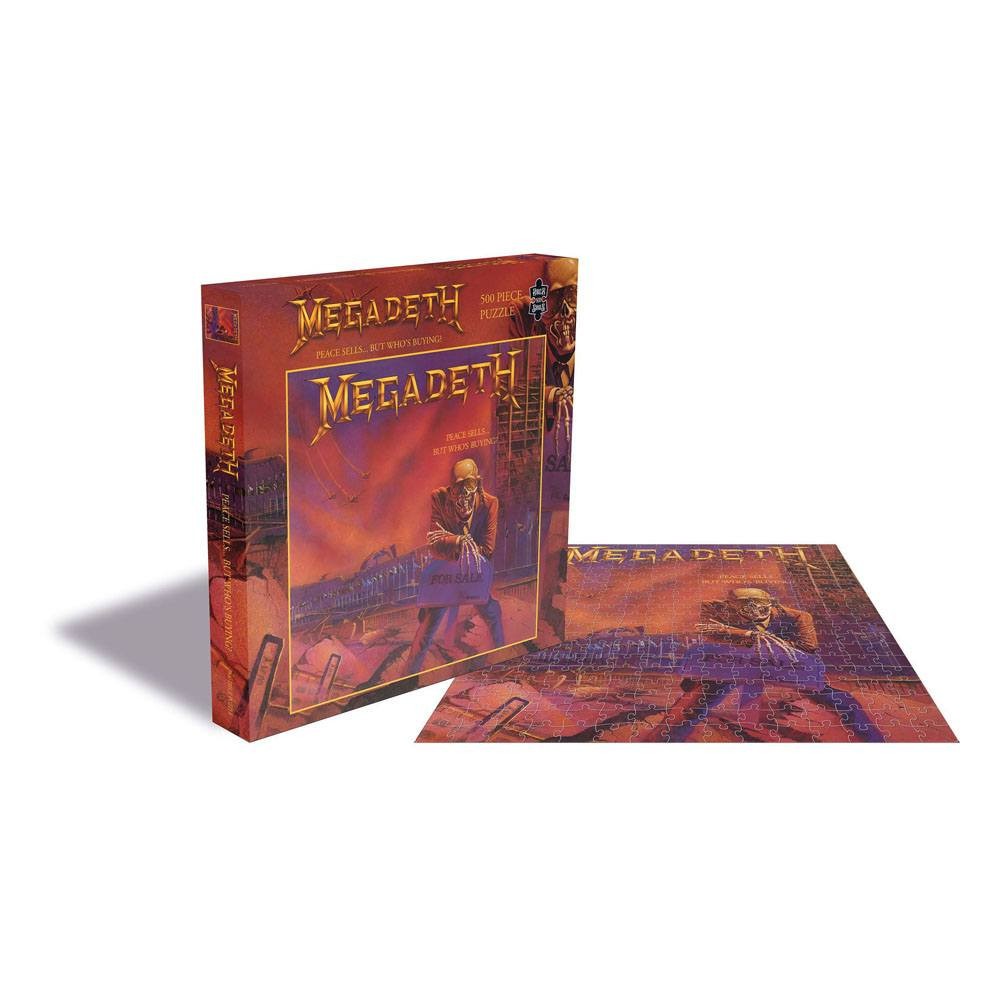  PHD Merchandise Megadeth Rock Saws puzzle Peace Sells... But Who´s Bu