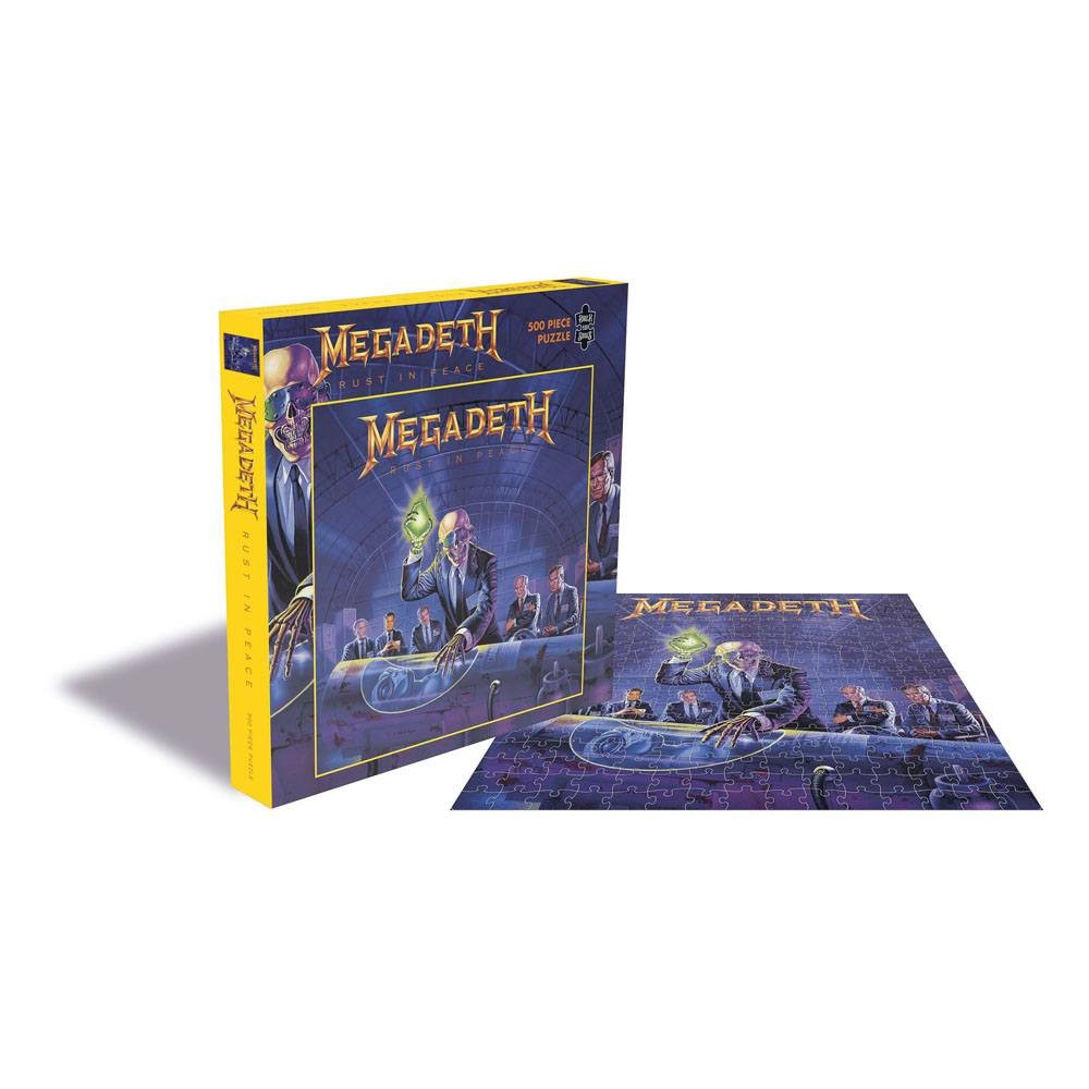  PHD Merchandise Megadeth Rock Saws puzzle Rust in Peace (500 pièces)-
