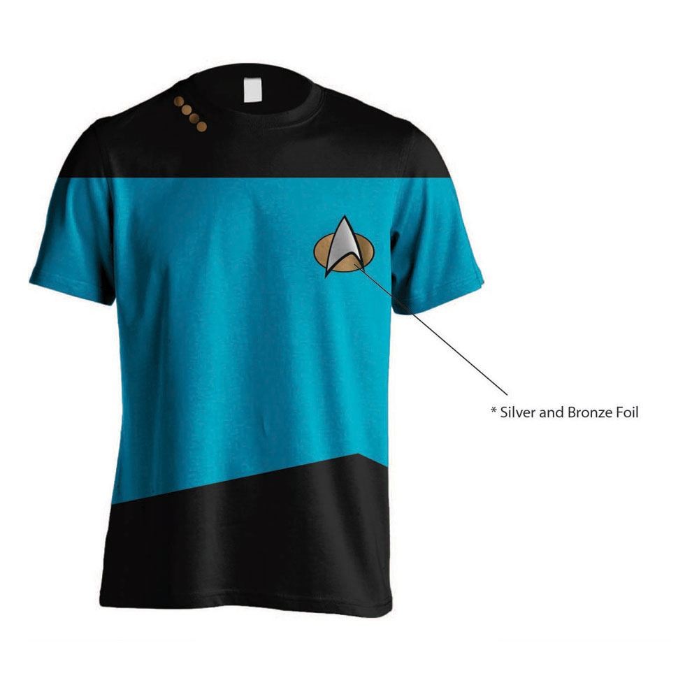  PCM Star Trek T-Shirt Uniform Blue- - T-shirts