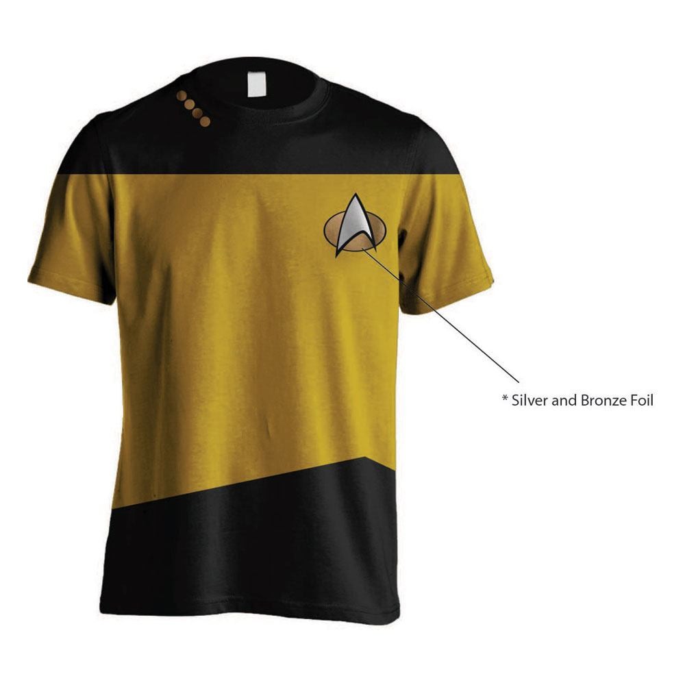  PCM Star Trek T-Shirt Uniform Yellow- - T-shirts