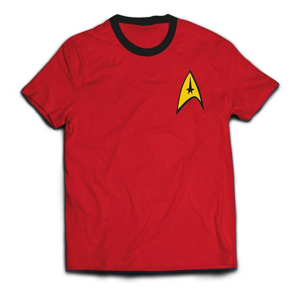  PCM Star Trek T-Shirt Ringer Engineer Uniform- - T-shirts