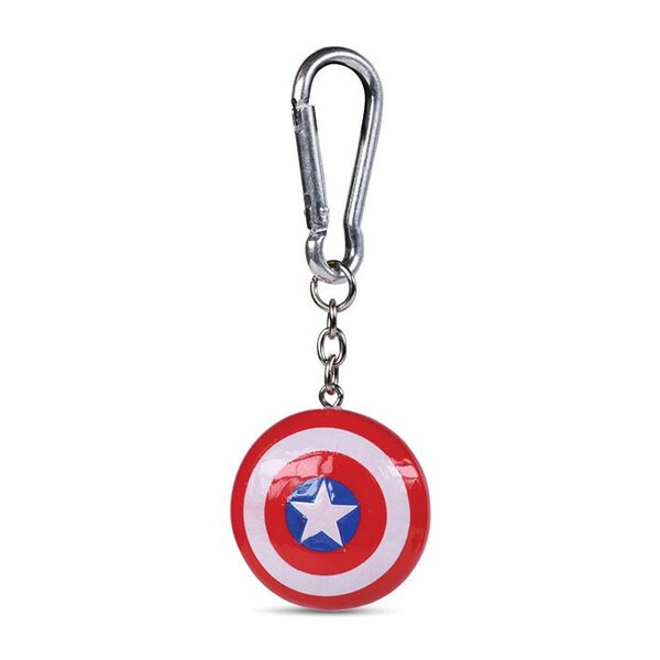  Captain America assortiment porte-clés 3D Shield 4 cm (10)