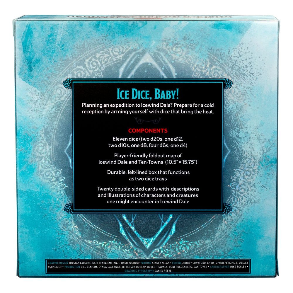  Wizards of the Coast Dungeons & Dragons RPG dés Icewind Dale: Rime of