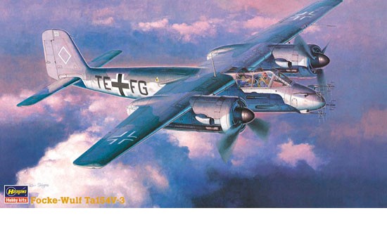 Maquette Hasegawa Focke-Wulf Ta154V-3-1/72 - Maquette d'avion