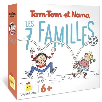 Jeu Bayard Editions 7 familles Tom Tom et Nana- - Jeux de societe