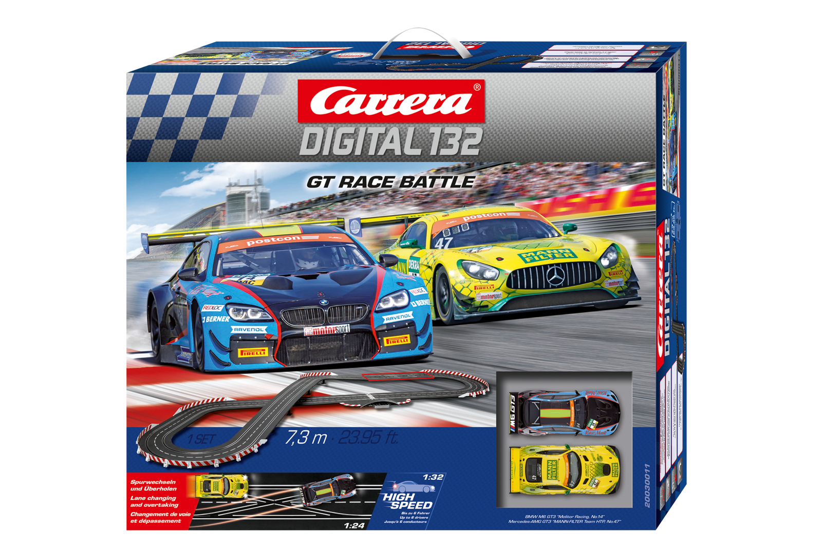  Carrera GT Race Battle- 1/32 - Circuits de voitures : coffret