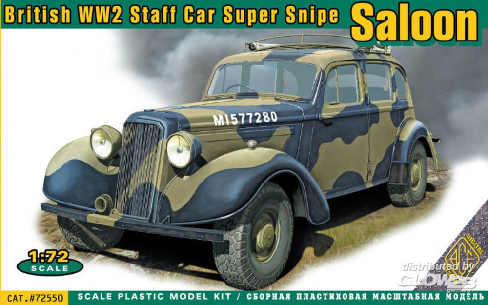 Maquette Ace Super Snipe Saloon British Staff Car WW2-1/72 - Maquette 