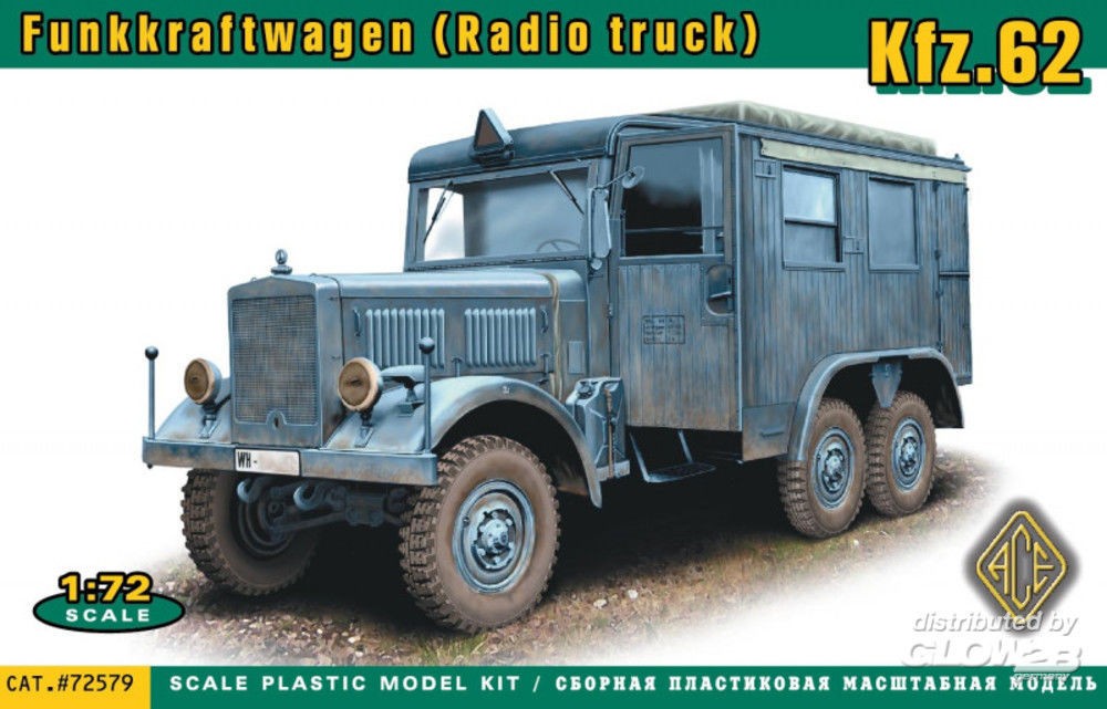 Maquette Ace Camion radio Kfz.62-1/72 - Maquette militaire