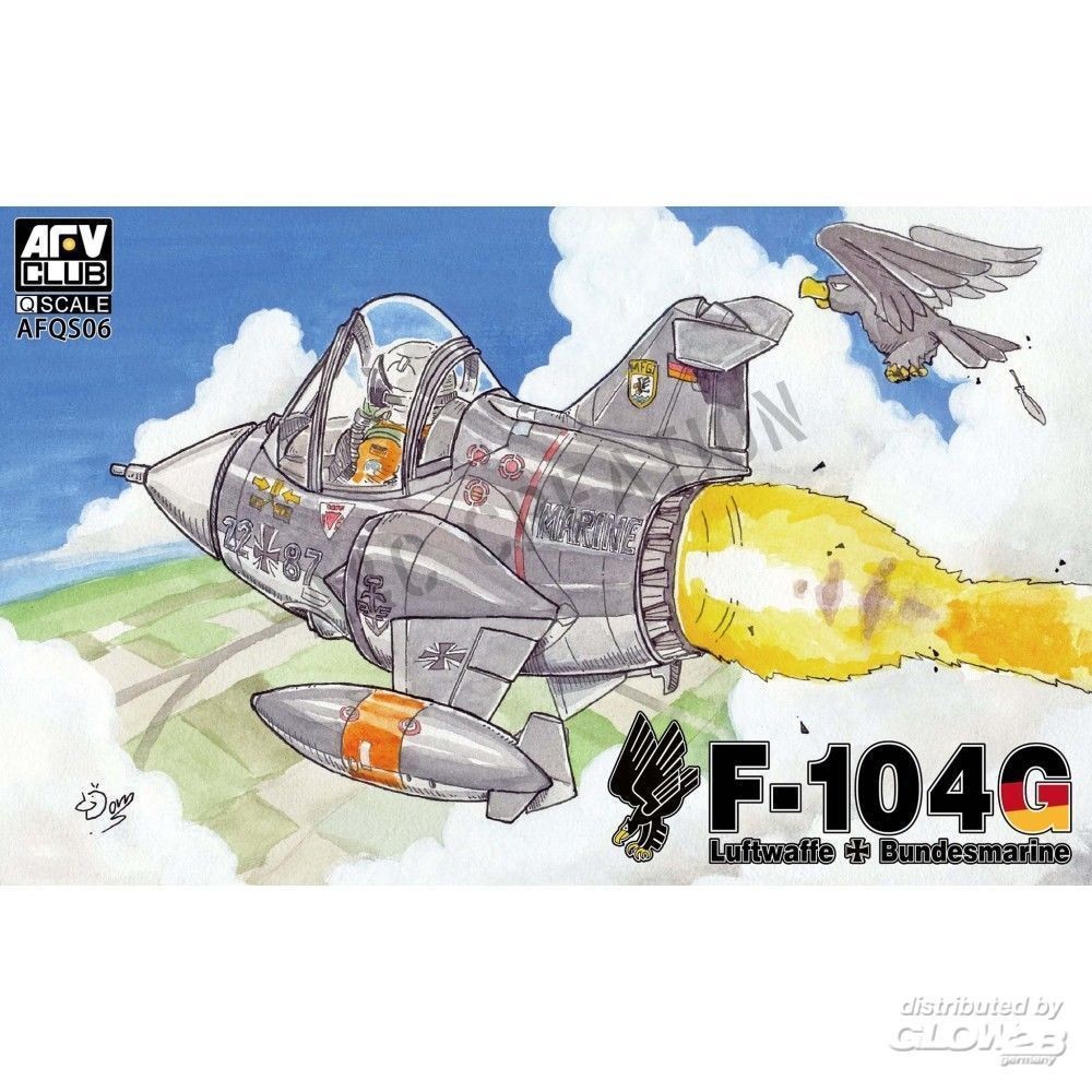 Maquette AFV Club Série F-104 Q (Version Allemagne de l'Ouest)- - Maqu