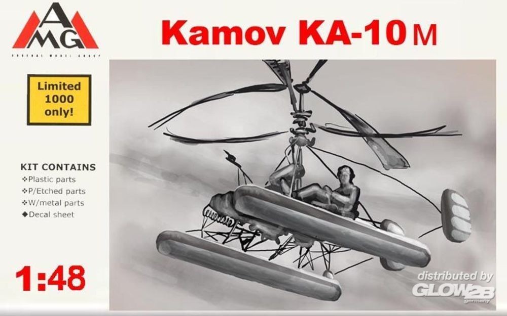  AMG Kamov Ka-10m a- 1/48 - Maquette d'hélicoptère