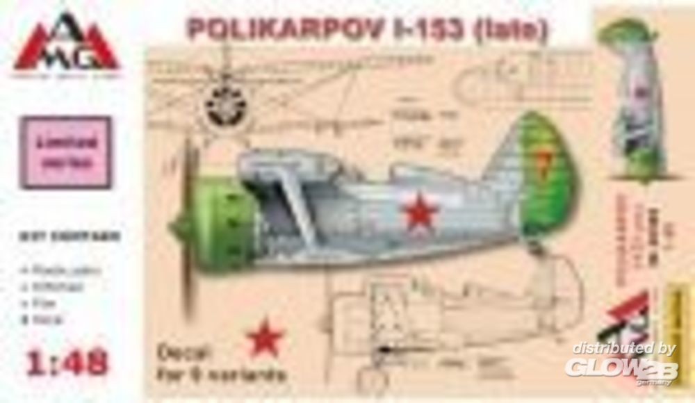Maquette AMG Polikarpov I-153 Chaika (fin)- 1/48 - Maquette d'avion