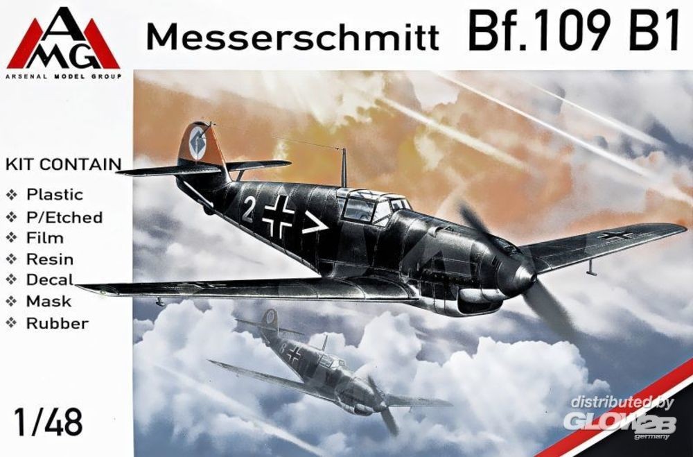 Maquette AMG Messerschmitt Bf.109B-1- 1/48 - Maquette d'avion
