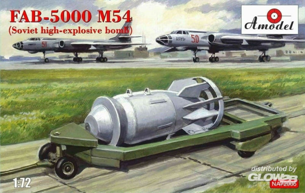 Maquette AModel FAB-5000 M54 (bombe explosive soviétique)-1/72 - Maque