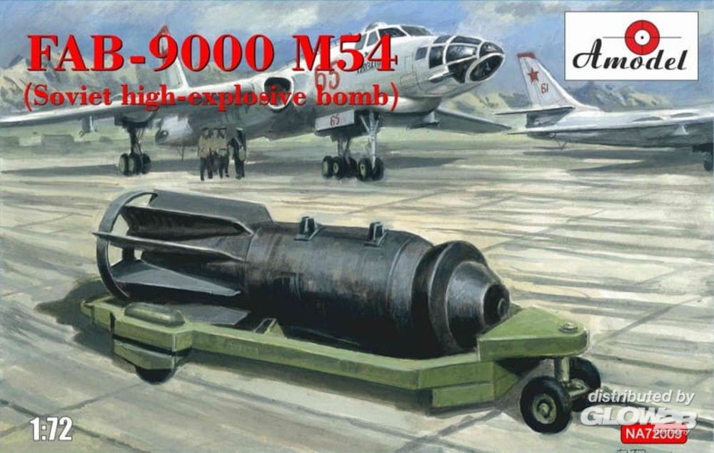 Maquette AModel FAB-9000 M54 (bombe explosive soviétique)-1/72 - Maque