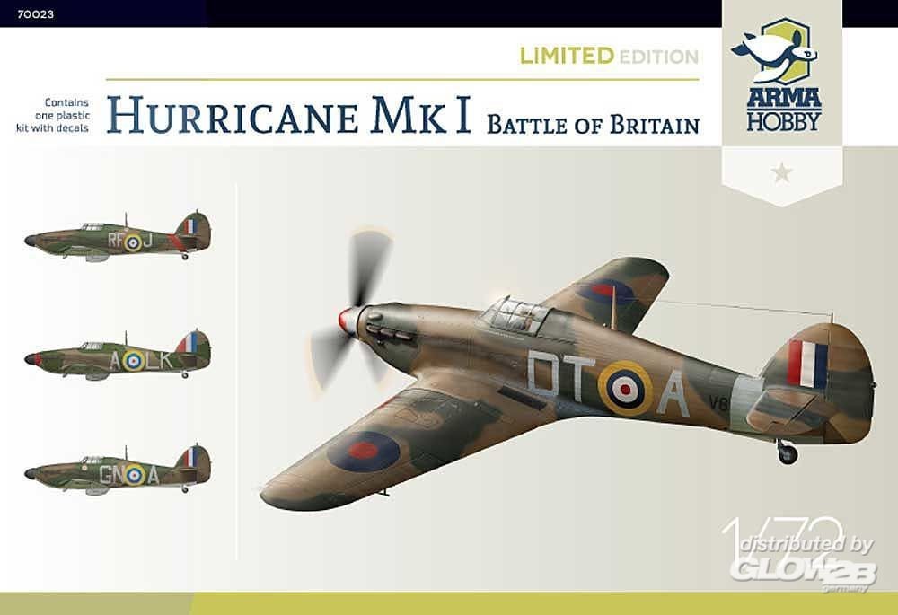 Maquette Arma Hobby Hurricane Mk I Battle of Britain Edition Limitée-1