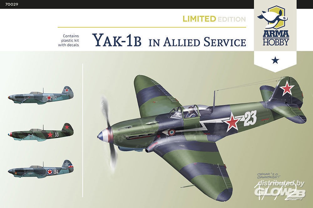 Maquette Arma Hobby Yak-1b Allied Fighter Edition Limitée-1/72 - Maque