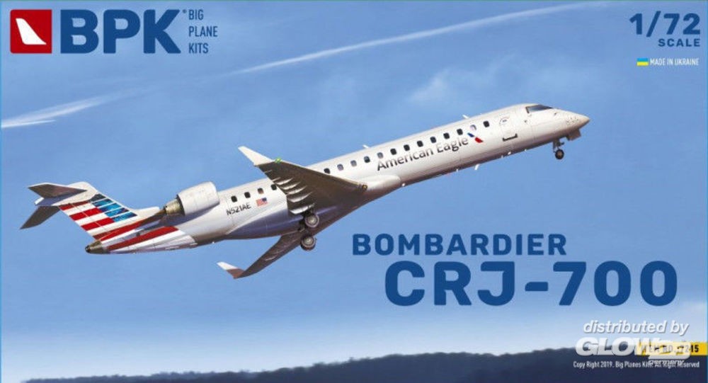 Maquette Big Planes Kits Bombardier CRJ-700 American Eagle-1/72 - Maqu