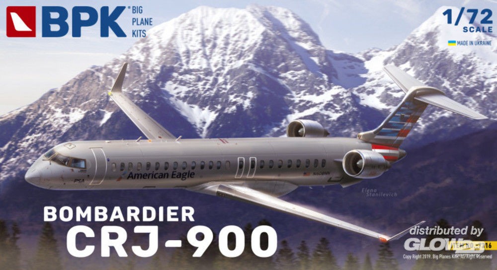Maquette Big Planes Kits Bombardier CRJ-900 American Eagle-1/72 - Maqu