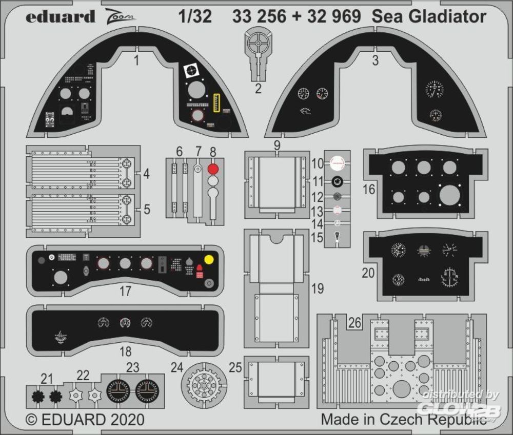  Eduard Sea Gladiator pour ICM- 1/32 - Accessoires