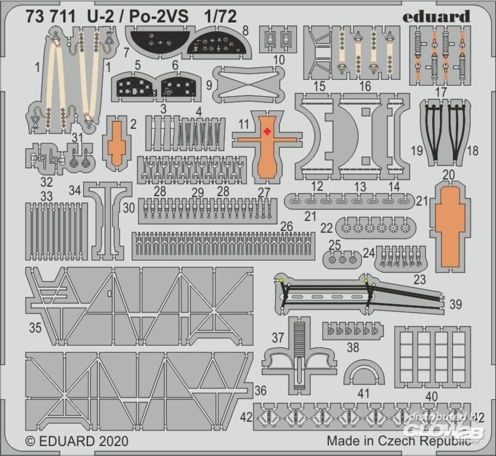  Eduard U-2 / Po-2VS pour ICM-1/72 - Accessoires
