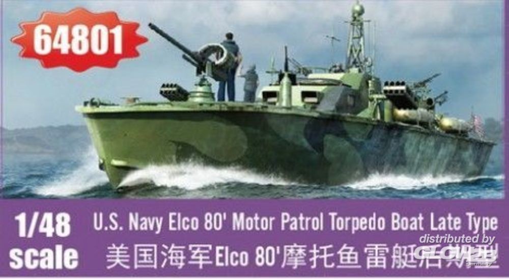 Maquette I LOVE KITS Bateau torpilleur de patrouille à moteur Elco 80 