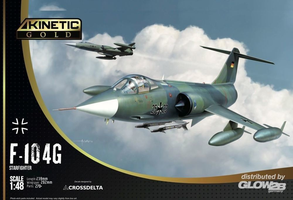 Maquette Kinetic F-104G armée de l'air allemande et marine- 1/48 - Ma