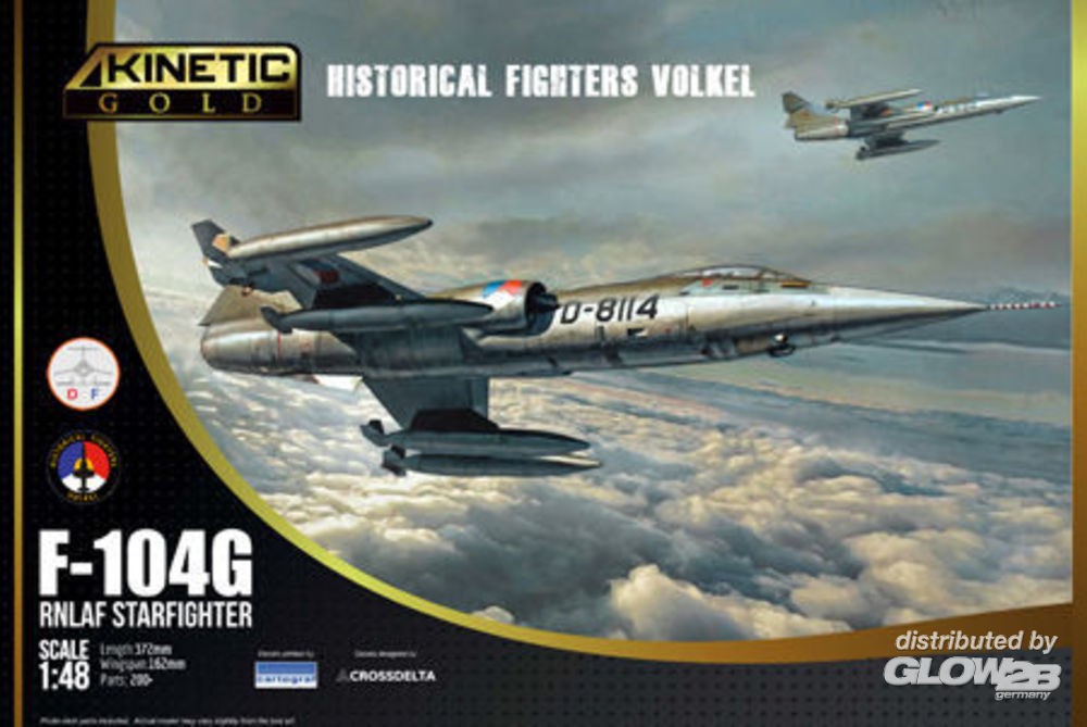 Maquette Kinetic F-104G RNLAF Starfighter PAYS-BAS- 1/48 - Maquette d