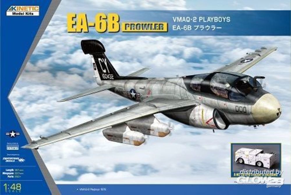 Maquette Kinetic PLAYBOY EA-6B VMQ-2- 1/48 - Maquette d'avion