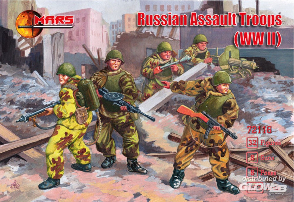 Figurines MARS Troupes d'assaut russes de la Seconde Guerre mondiale-1