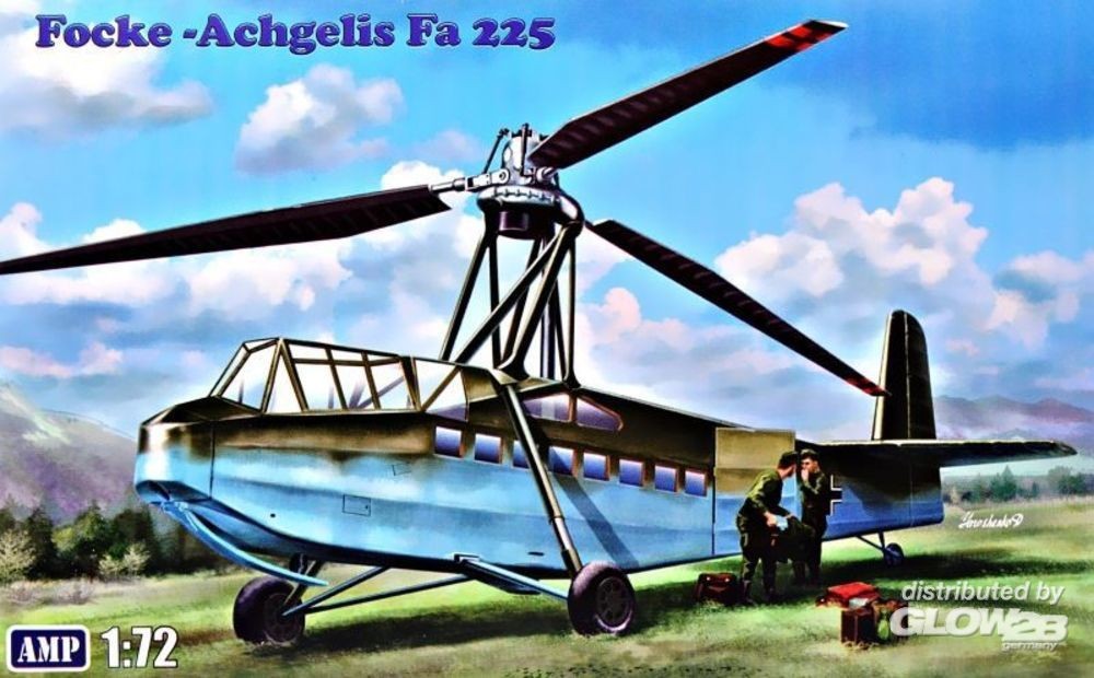  Micro-Mir Focke-Achgelis Fa 225-1/72 - Maquette d'hélicoptère