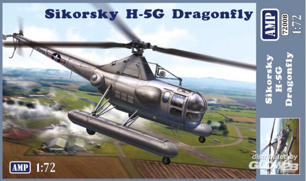  Micro-Mir Libellule Sikorsky H-5G-1/72 - Maquette d'hélicoptère