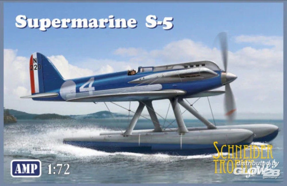 Maquette Micro-Mir Série de trophées Supermarine S-5 Schneider-1/72 - 