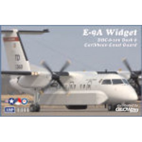 Maquette avion Widget E-9A / DHC-8-106 Dash 8 Garde côtière des Caraïbes