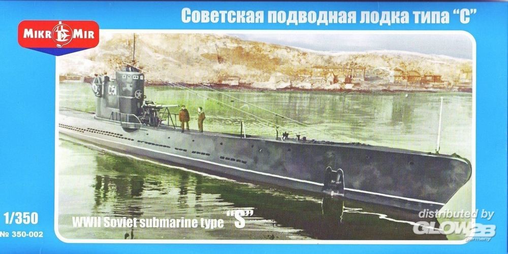Maquette Micro-Mir Sous-marin soviétique de type S de la Seconde Guerr