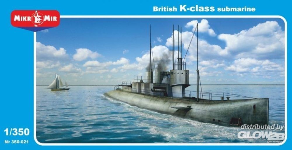 Maquette Micro-Mir Sous-marin britannique classe K- 1/350 - Maquette 