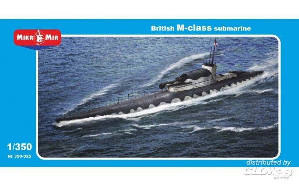 Maquette Micro-Mir Sous-marin britannique de classe M- 1/350 - Maquet