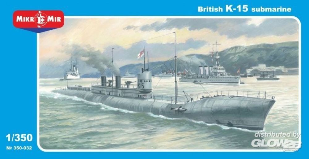 Maquette Micro-Mir Sous-marin britannique HMS K-15- 1/350 - Maquette 
