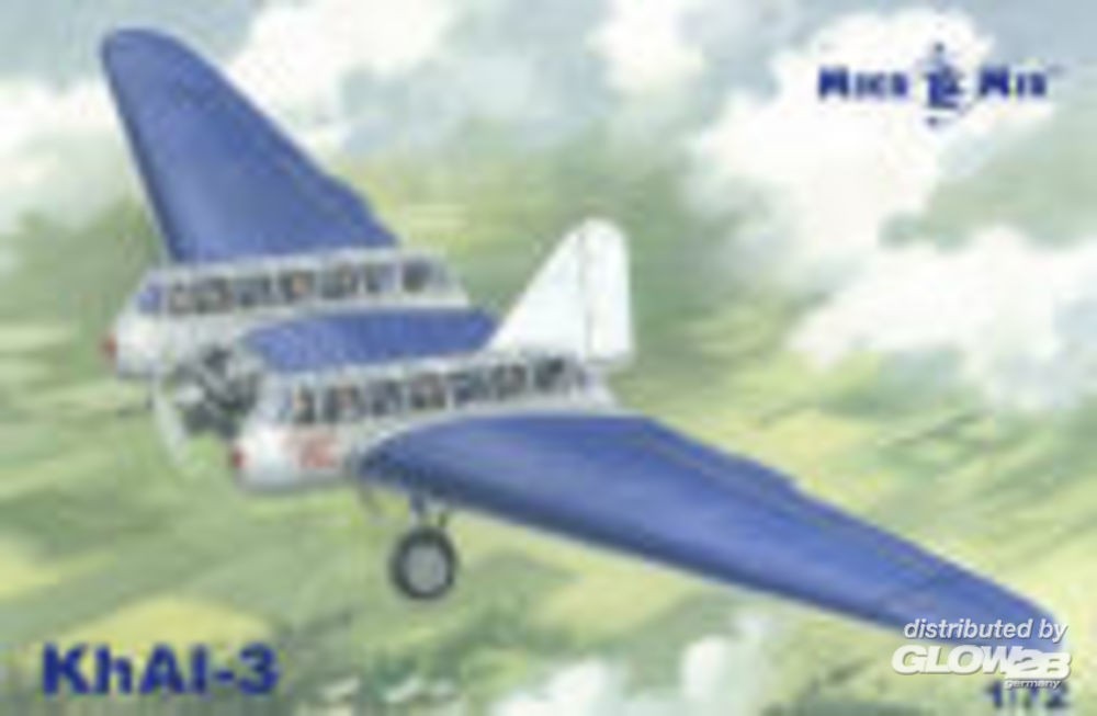 Maquette Micro-Mir Avion civil soviétique KhAI-3-1/72 - Maquette d'avi