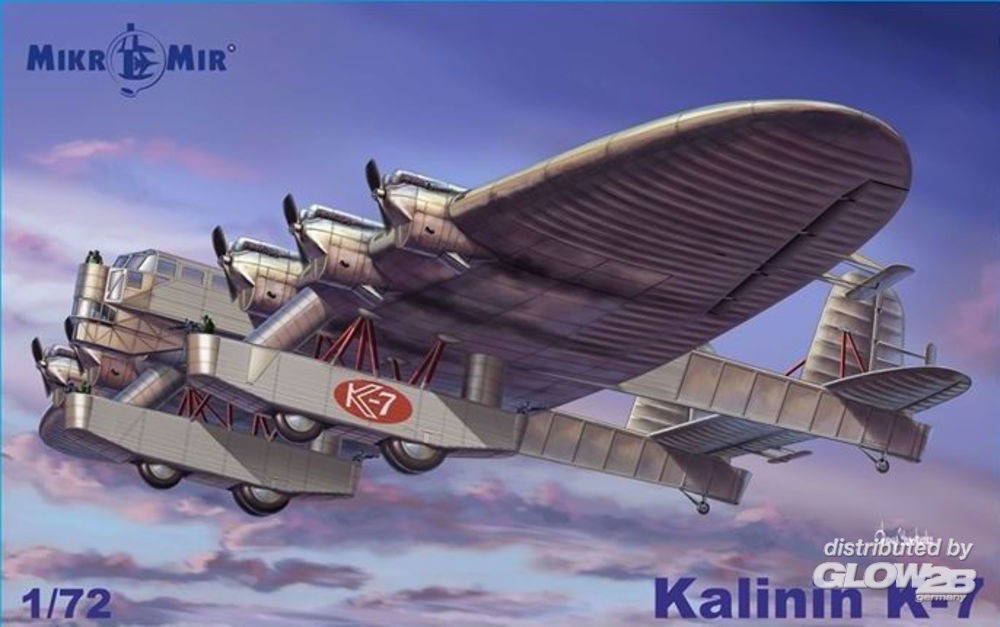 Maquette Micro-Mir Kalinin K-7- 1/32 - Maquette d'avion