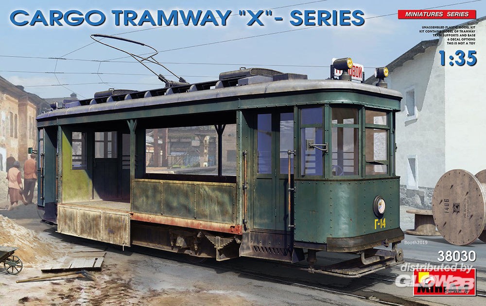  Mini Art Tramway de fret série X- 1/35 - Maquette de train
