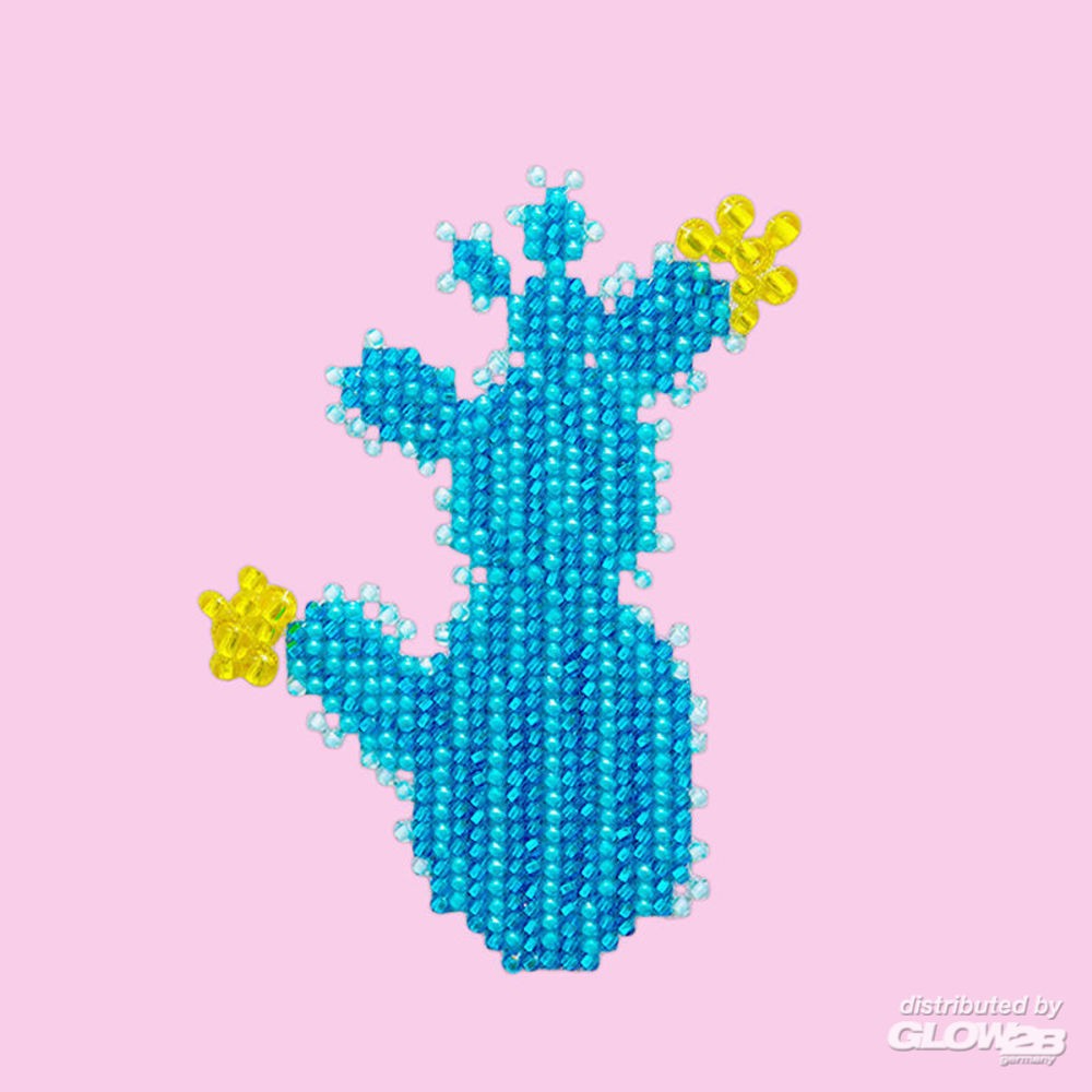  Miniart Crafts Blue Cactus, ensemble de broderie de perles- - 