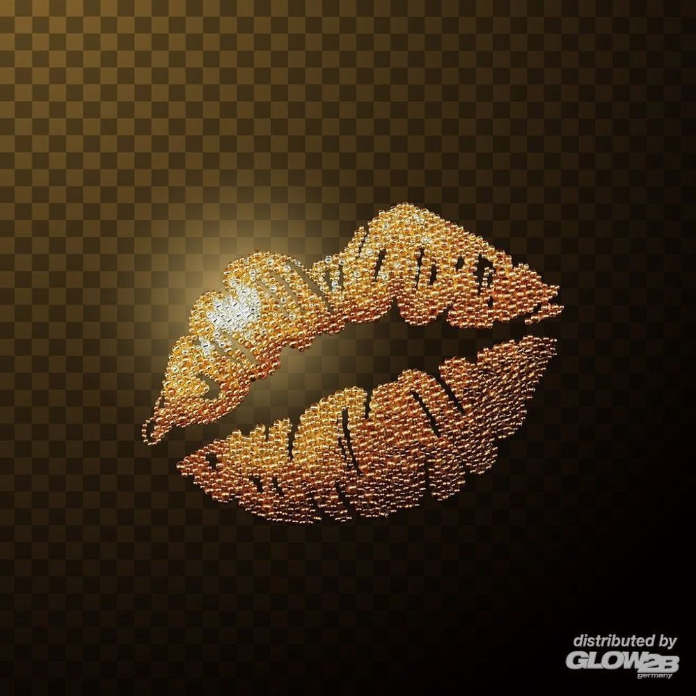  Miniart Crafts Golden Kiss, ensemble de broderie de perles- - 