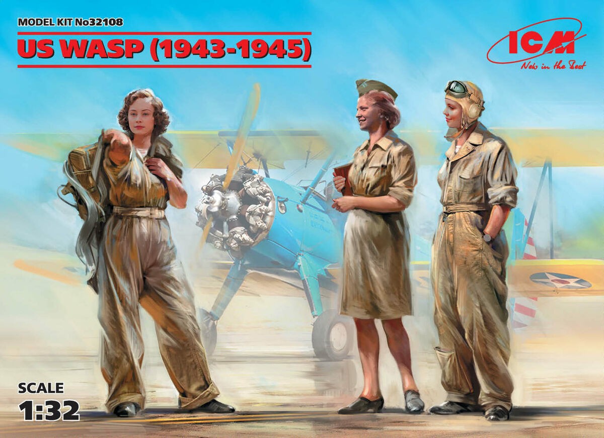  ICM ICM : US WASP (1943-1945) (3 chiffres) en 1:32- 1/32 - Figurines