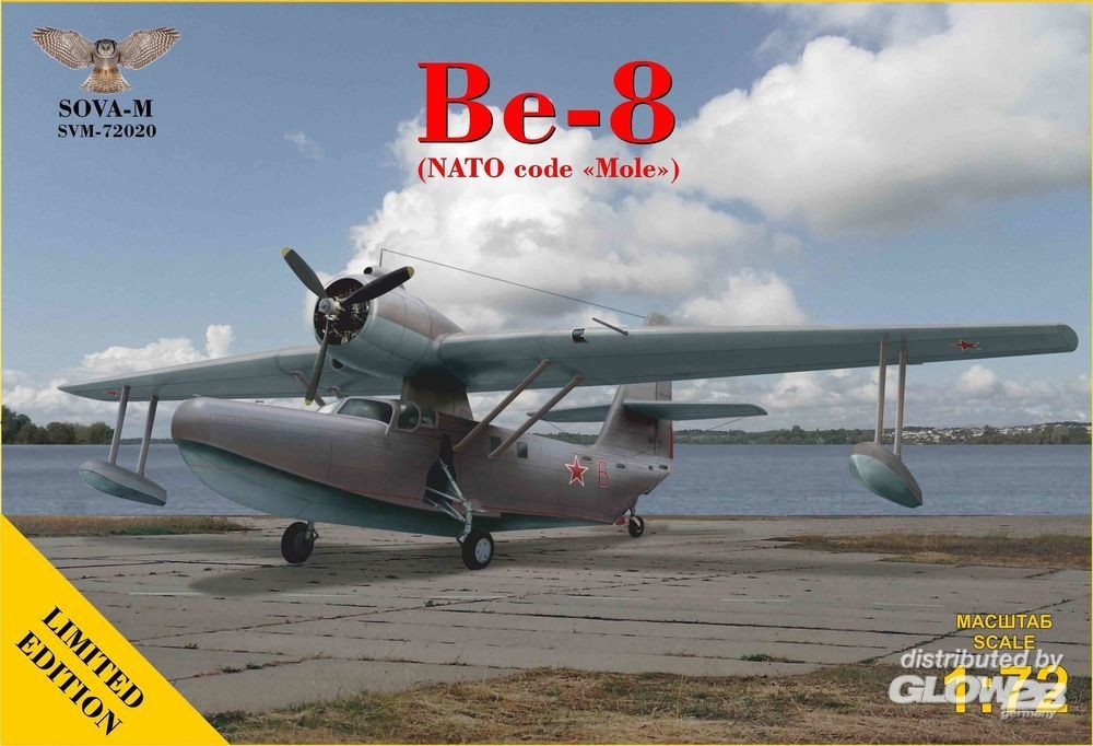 Maquette Modelsvit Avion amphibie de passagers Be-8, édition limitée-1