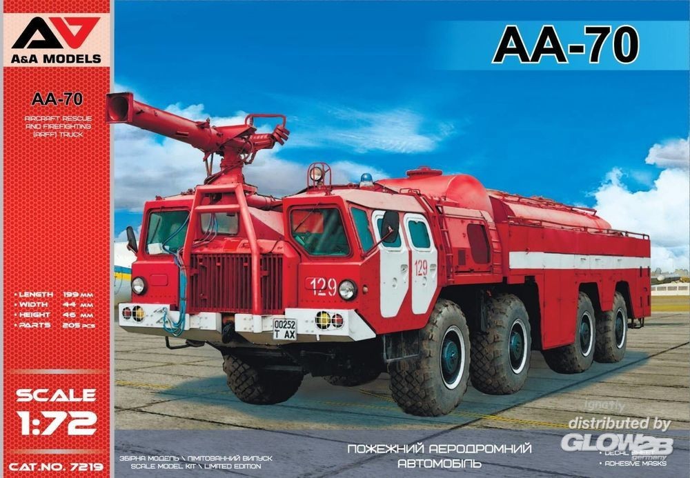Maquette Modelsvit Camion de lutte contre les incendies AA-70-1/72 - M