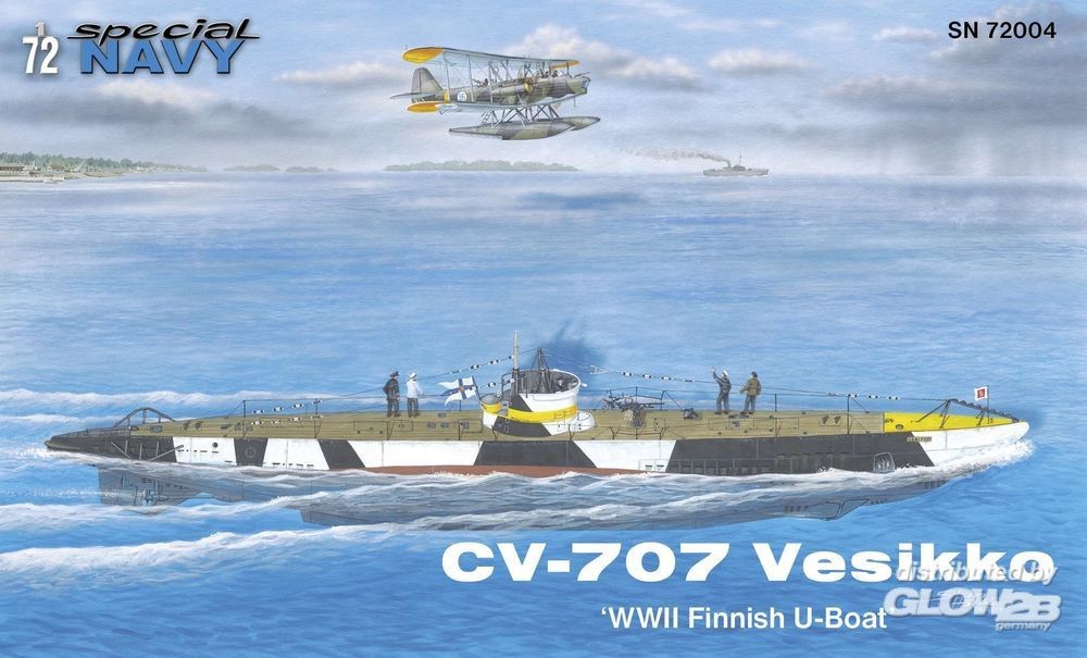 Maquette MPM CV 707 Vesikko sous-marin finlandais de la Seconde Guerre