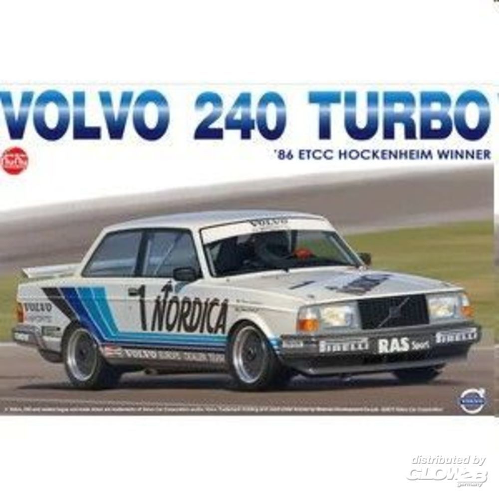Maquette NUNU-BEEMAX Volvo 240 Turbo ETCC Hockenheim Vainqueur 86- 1/2